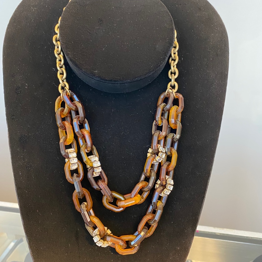 Tortoise Chain Link Necklace